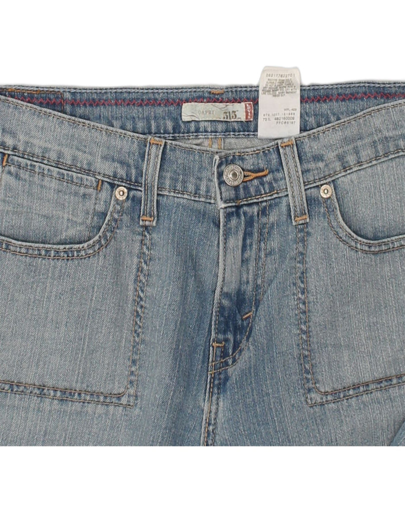 LEVI'S Womens Capri Jeans US 10 Large W30 Blue Cotton | Vintage Levi's | Thrift | Second-Hand Levi's | Used Clothing | Messina Hembry 