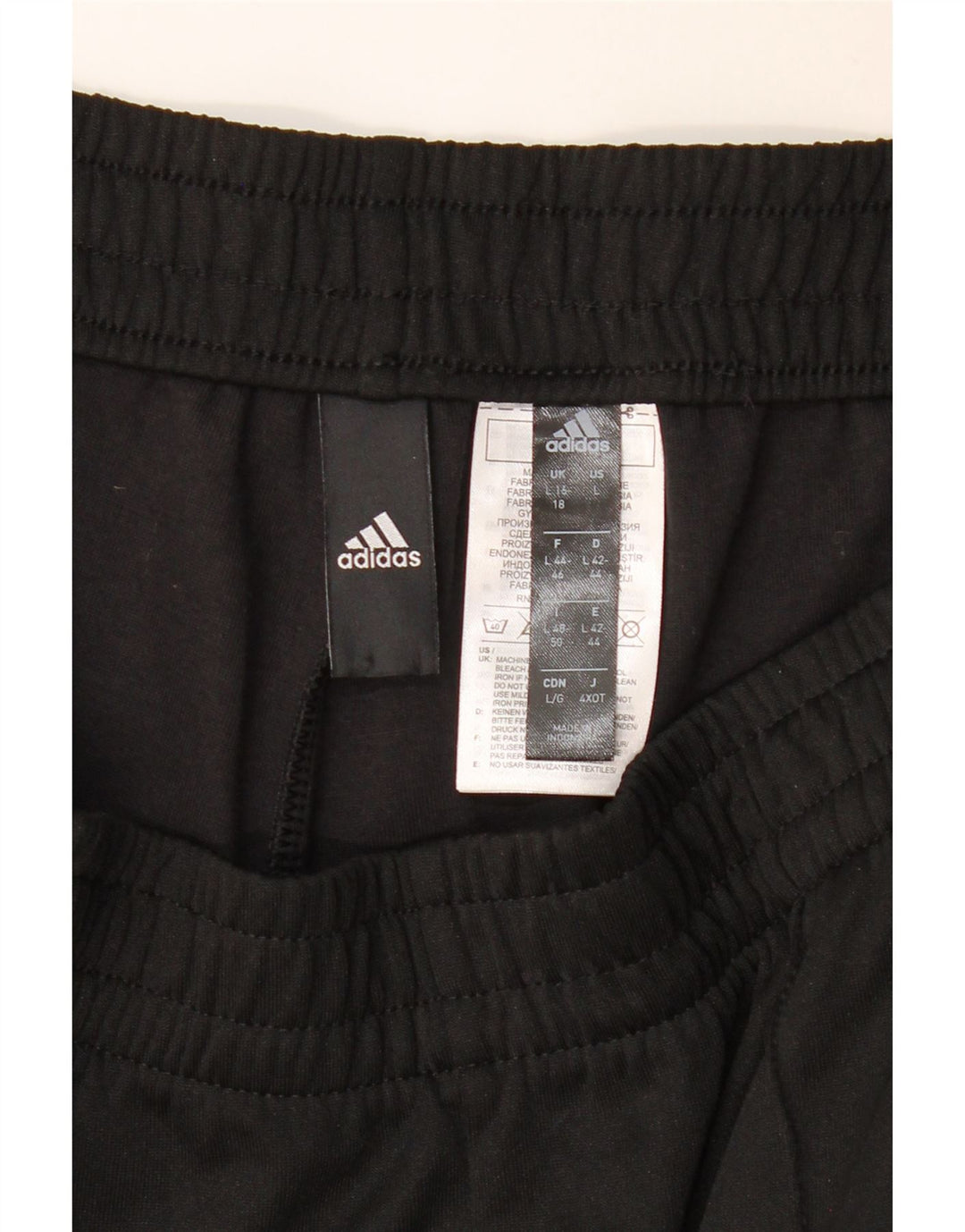 Adidas Womens Tracksuit Trousers UK 16/18 Large  Black Polyester