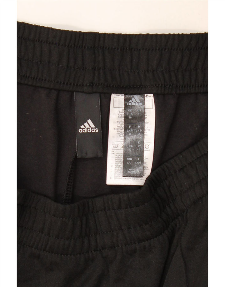 Adidas Womens Tracksuit Trousers UK 16/18 Large  Black Polyester
