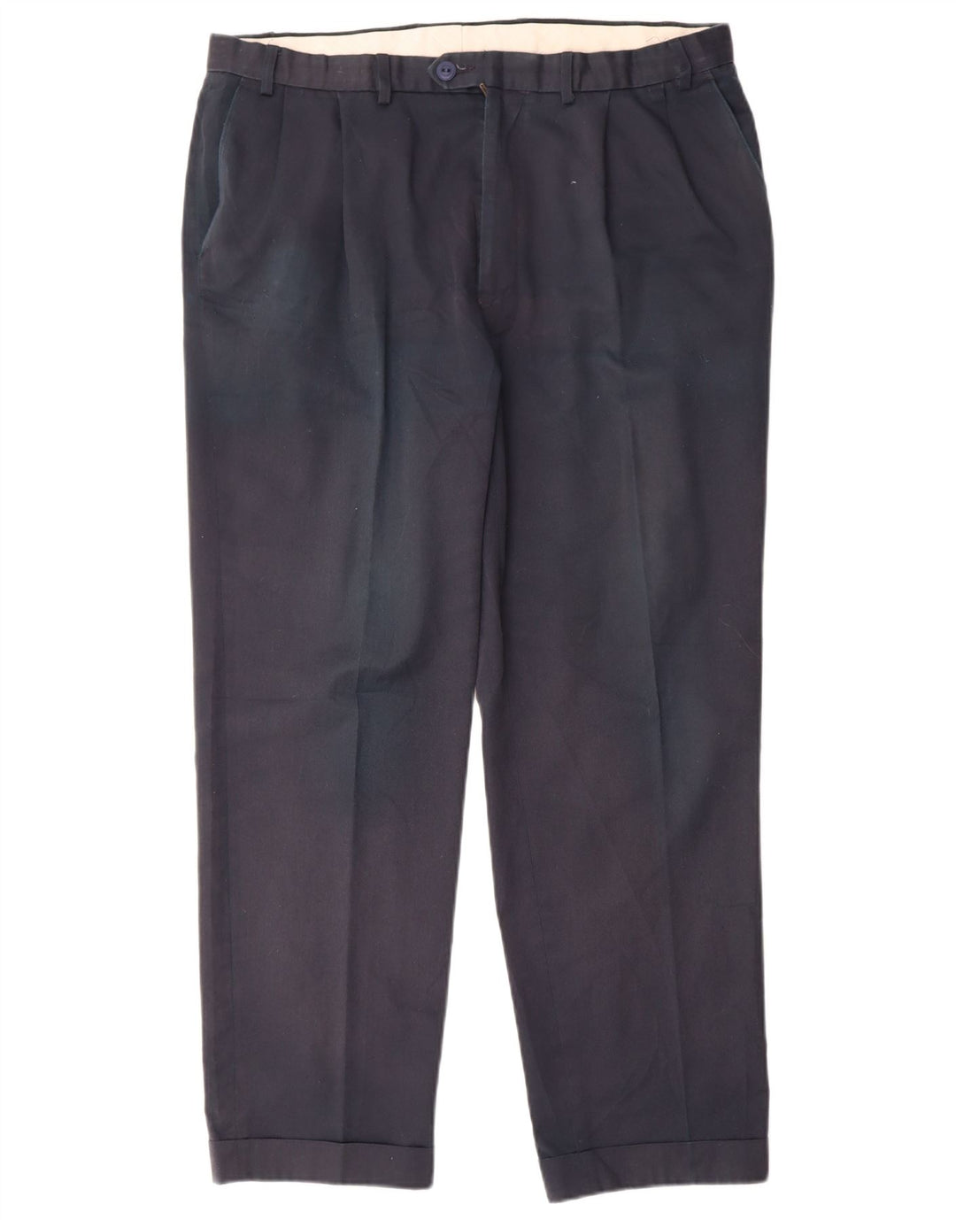 Marks & Spencer Mens Blue Harbour Pegged Suit Trousers W38 L31 Navy Blue