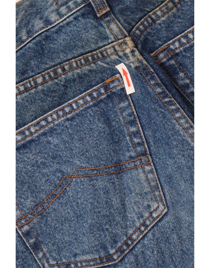 Casucci Womens High Waist Jeans W31 L32 Blue Cotton
