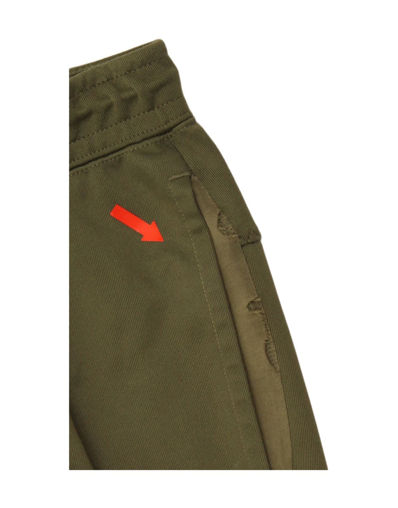 NIKE Mens Cargo Tracksuit Trousers Joggers Large  Khaki Colourblock Nylon Vintage Nike and Second-Hand Nike from Messina Hembry 