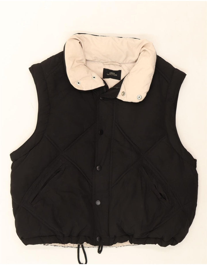 URBAN OUTFITTERS Womens Padded Gilet UK 16 Large Black Polyester Vintage Urban Outfitters and Second-Hand Urban Outfitters from Messina Hembry 