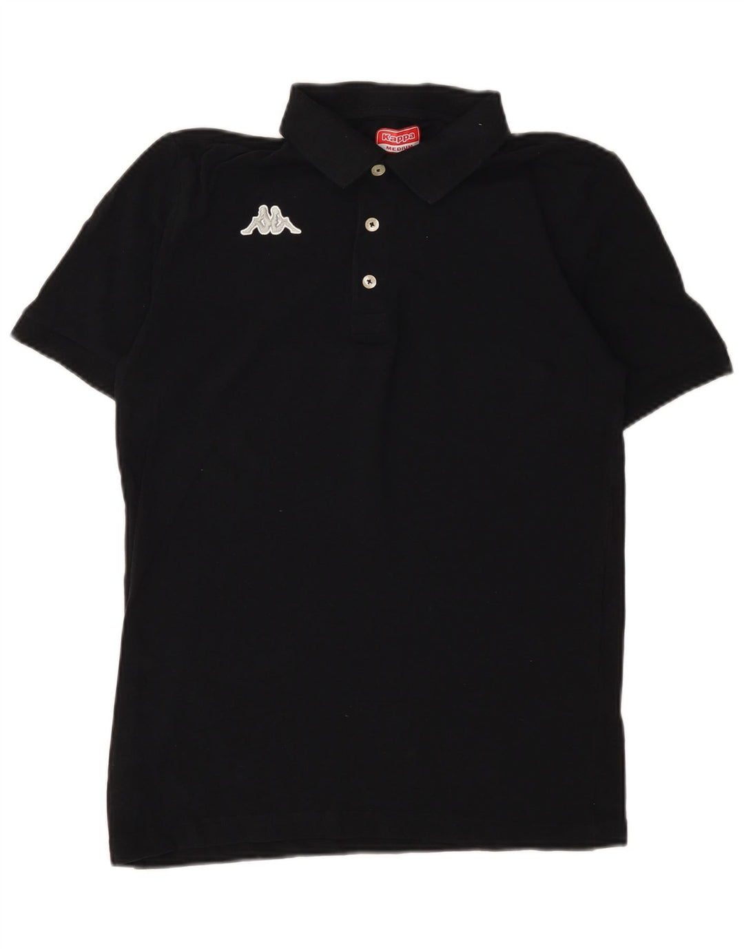 Kappa Mens Polo Shirt Medium Black