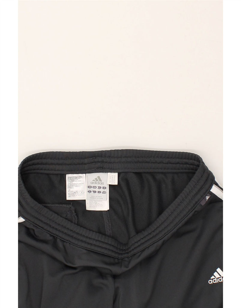 ADIDAS Womens Tracksuit Trousers UK 12 Medium Grey Polyester | Vintage Adidas | Thrift | Second-Hand Adidas | Used Clothing | Messina Hembry 