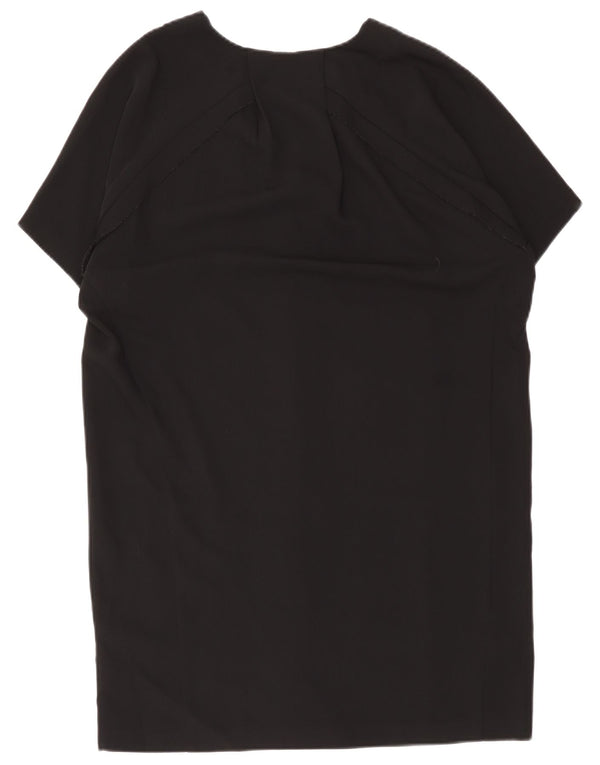 Whistles Womens Oversized Shift Dress UK 12 Medium Black Polyester
