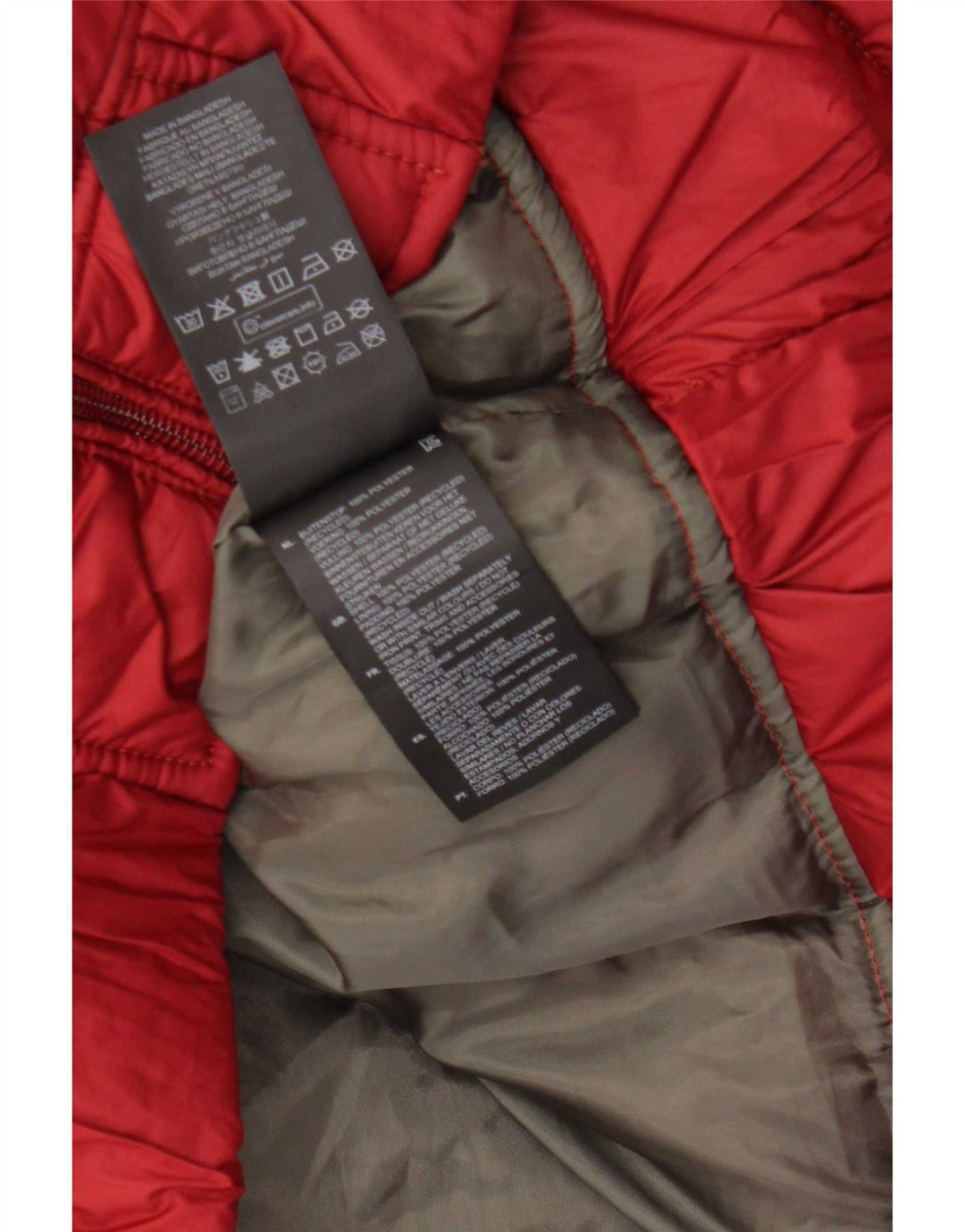 G-Star Mens Hooded Padded Jacket UK 40 Large Red Polyester