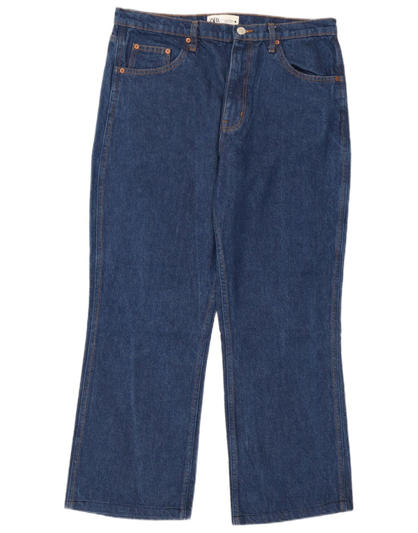 Zara Womens Bootcut Jeans EU 44 XL W34 L27 Blue Cotton