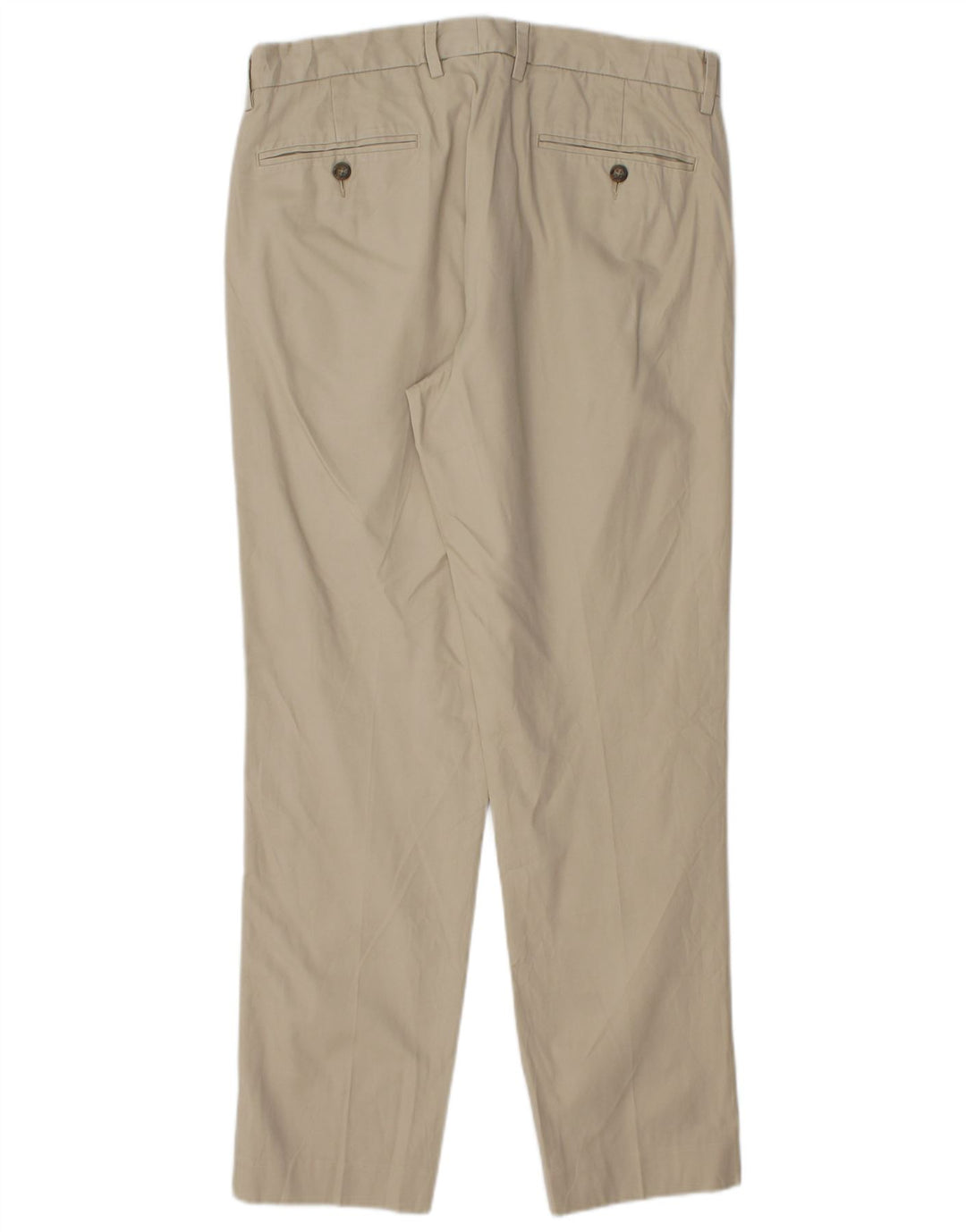 J. CREW Mens BOWERY Slim Chino Trousers W32 L30 Beige Cotton