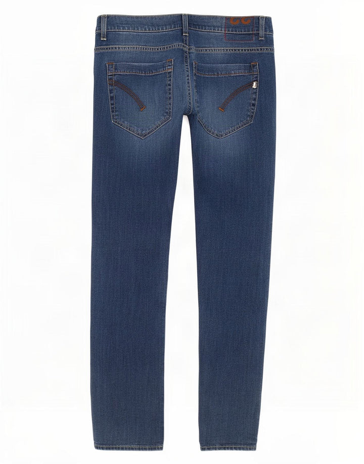 Dondup Womens Slim Jeans W33 L32 Blue Cotton