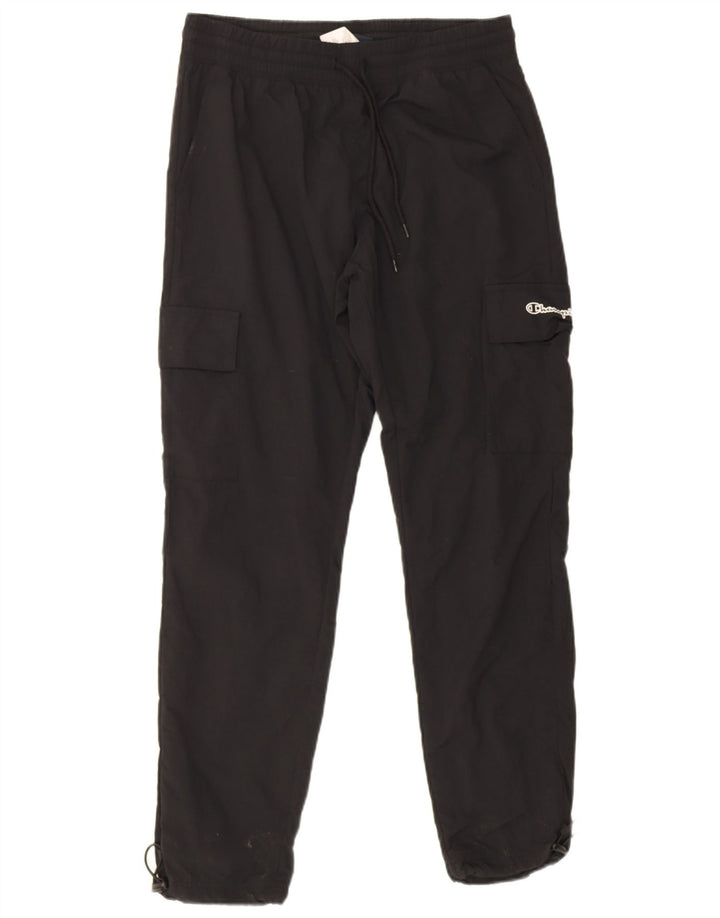 Champion Mens Cargo Tracksuit Trousers Large  Black Polyester