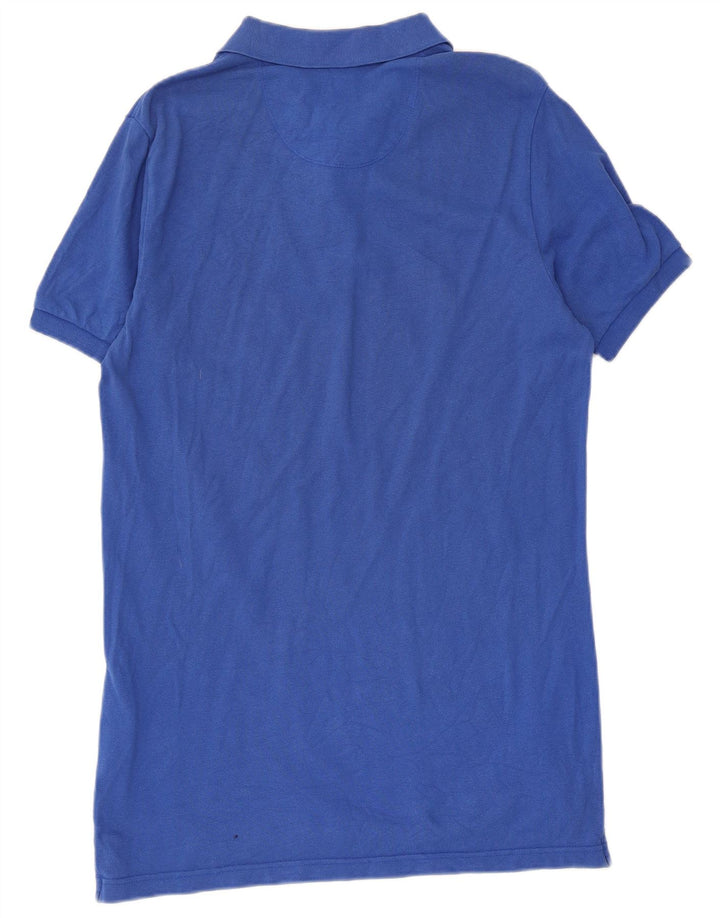 Dockers Mens Tall Polo Shirt Medium Blue Cotton
