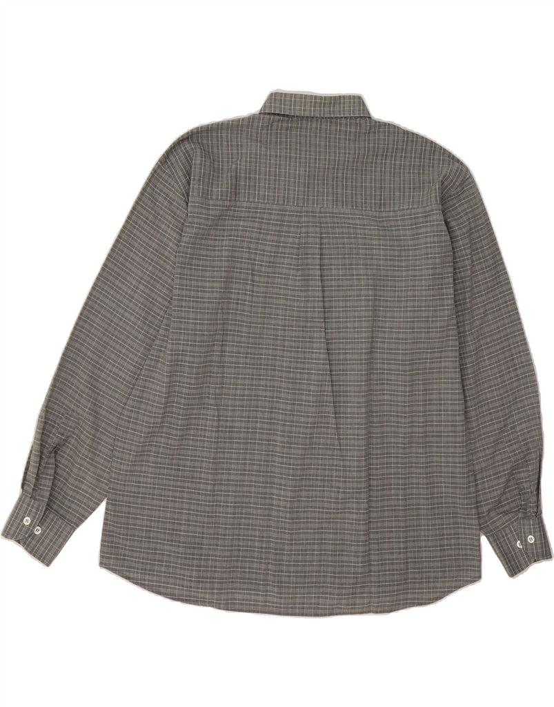 CLUB DAMINGO Mens Shirt Size 41 Large Grey Check Vintage Club Damingo and Second-Hand Club Damingo from Messina Hembry 