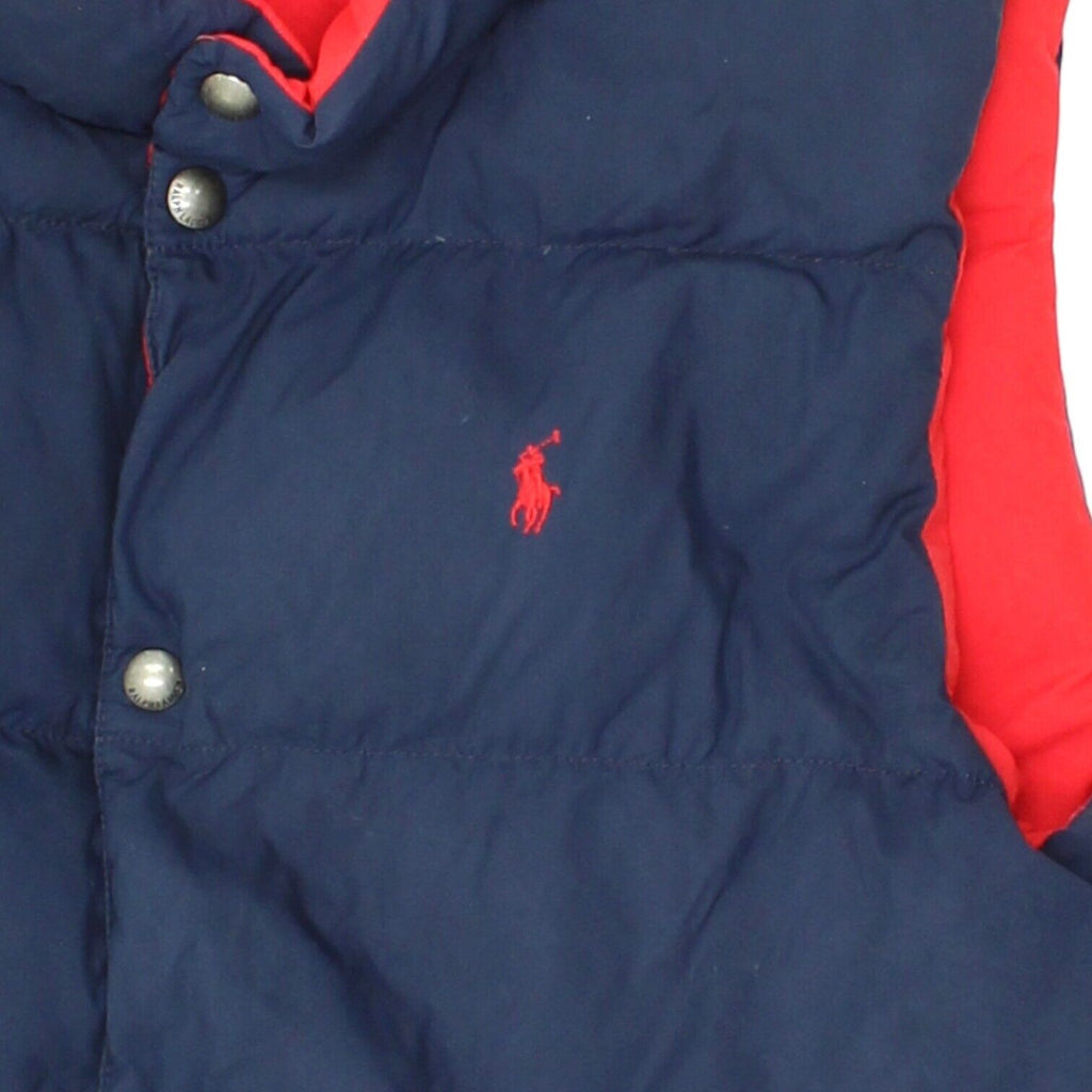 Ralph Lauren Mens Navy Red Reversible Padded Gilet | Vintage Designer Puffer VTG | Vintage Messina Hembry | Thrift | Second-Hand Messina Hembry | Used Clothing | Messina Hembry 