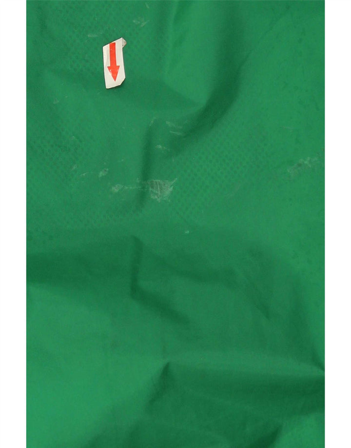 Erima Mens Hooded Rain Jacket UK 38 Medium Green Colourblock Polyamide