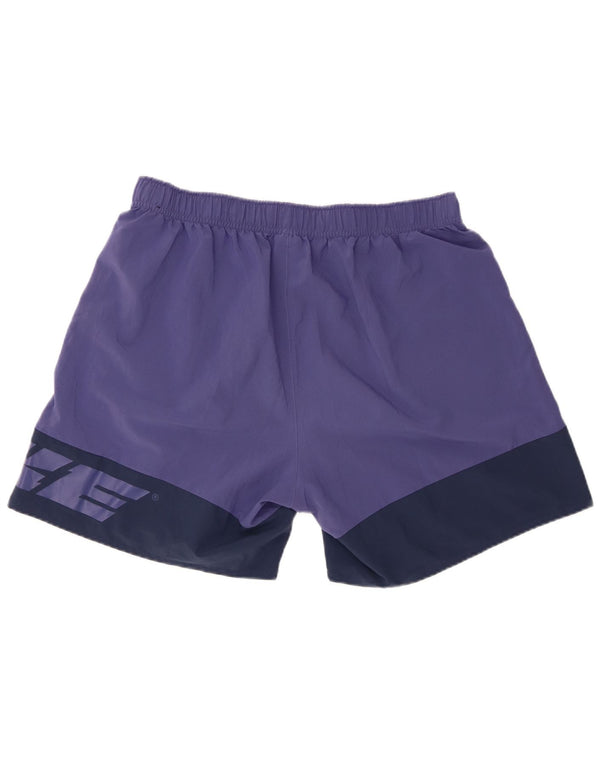 Adidas Mens Graphic Standard Fit Sport Shorts XL Purple Colourblock