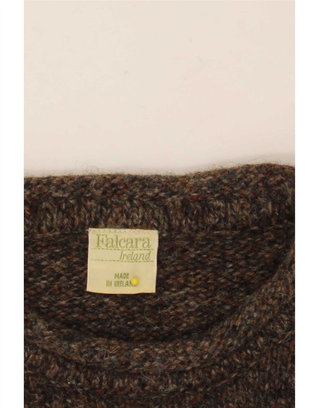 Vintage Womens Boat Neck Jumper Sweater UK 14 Medium Grey Flecked Wool