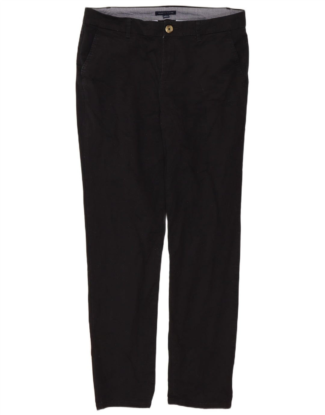 Tommy Hilfiger Womens Skinny Chino Trousers US 6 Medium W32 L29 Black
