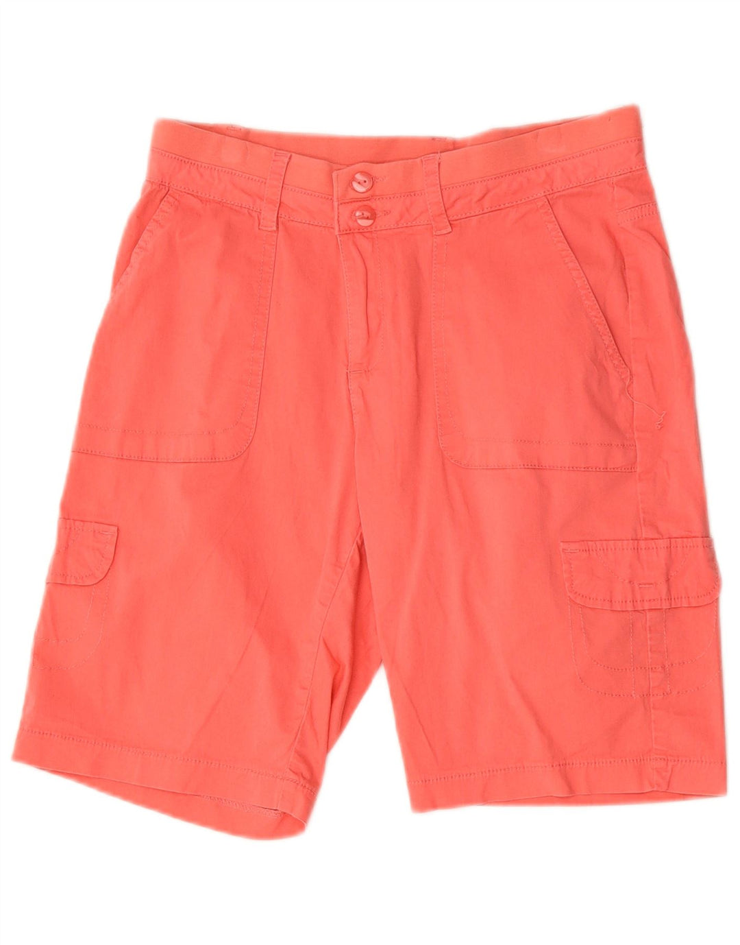 Lee Womens Relaxed Fit Cargo Shorts US 6 Medium W30  Red Cotton