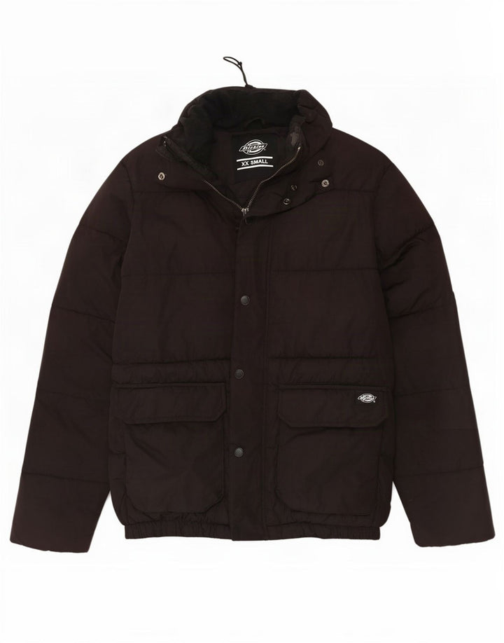 Dickies Mens Loose Fit Padded Jacket UK 34 XS Black Polyester