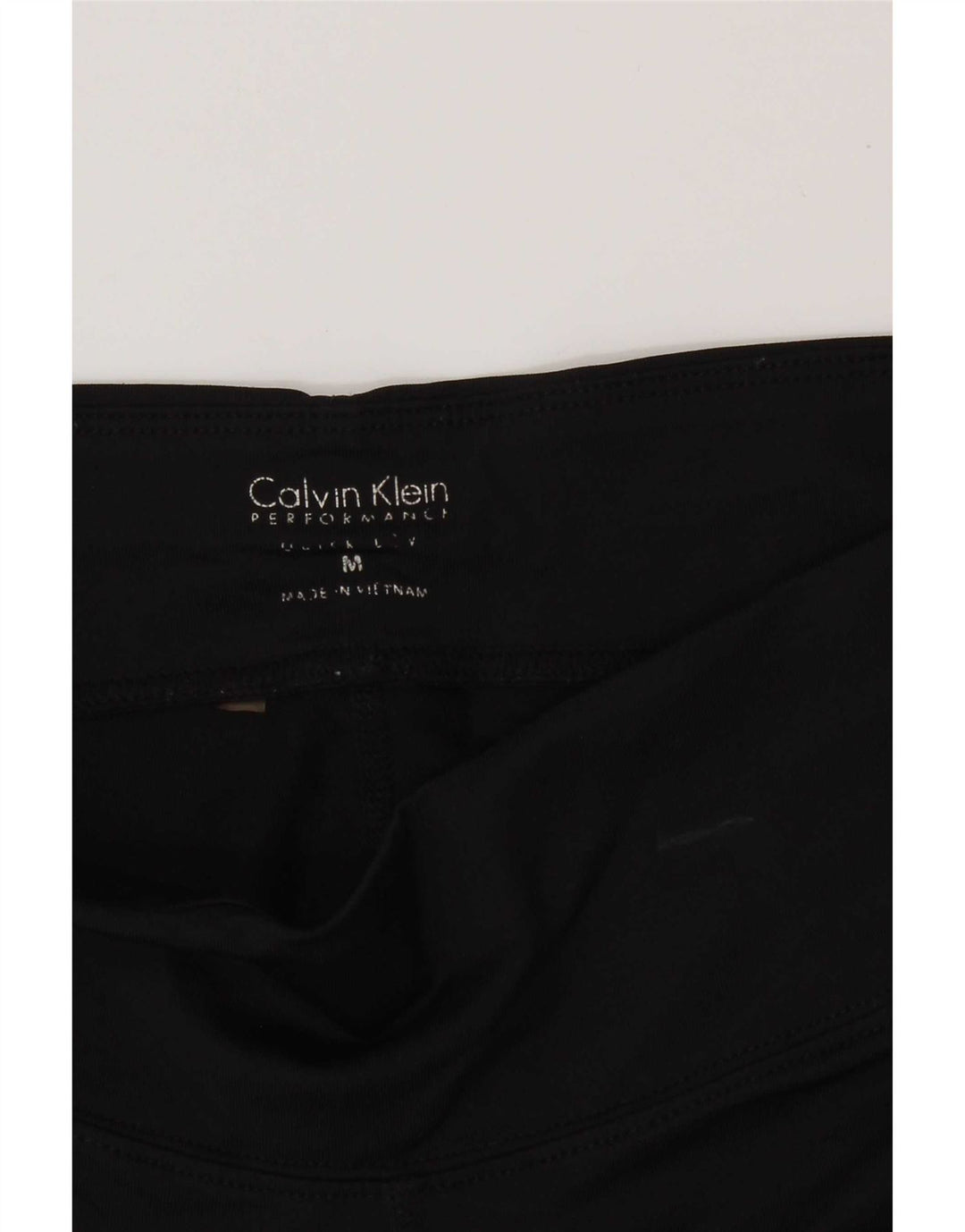 Calvin Klein Womens Capri Leggings UK 12 Medium Black
