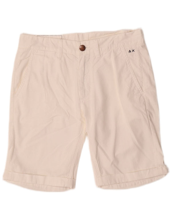 Sun68 Womens Chino Shorts W31 Medium White