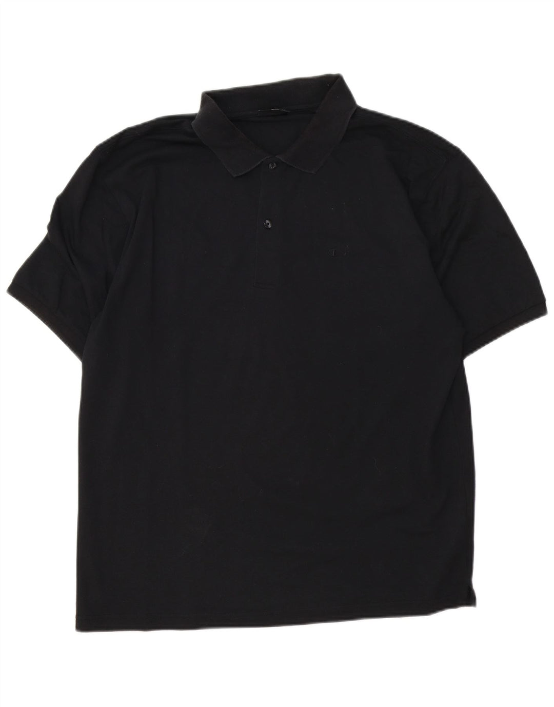 Champion Mens Polo Shirt XL Black Cotton