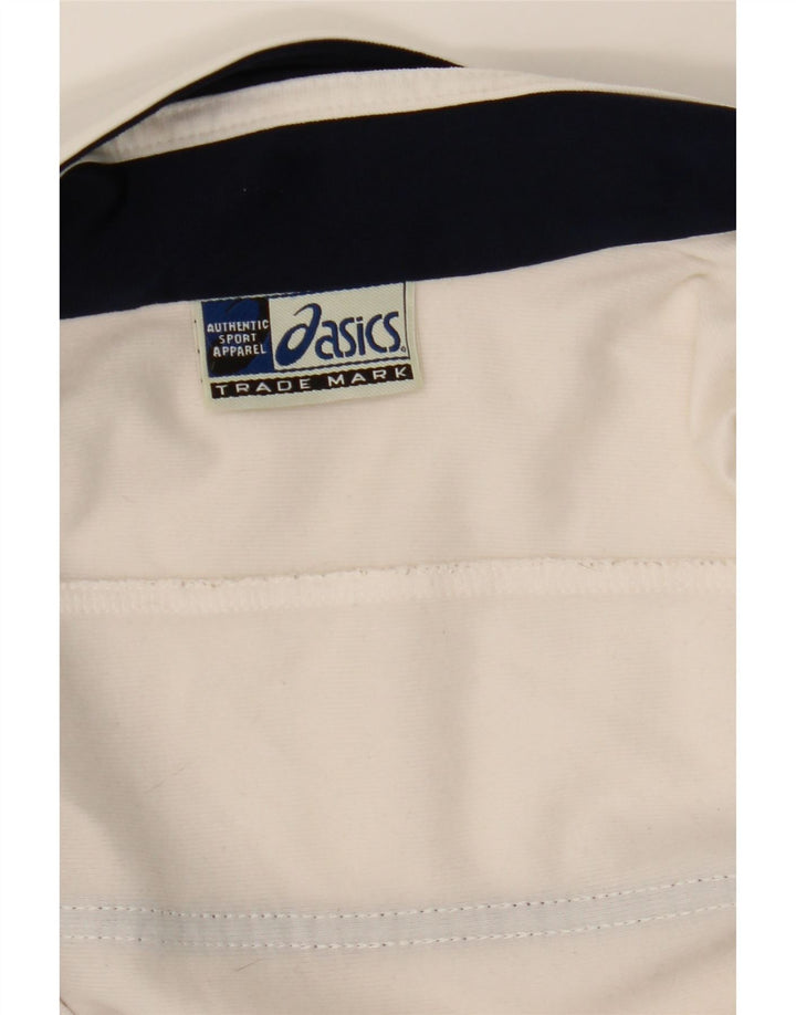 ASICS Womens Tracksuit Top Jacket UK 18 XL White