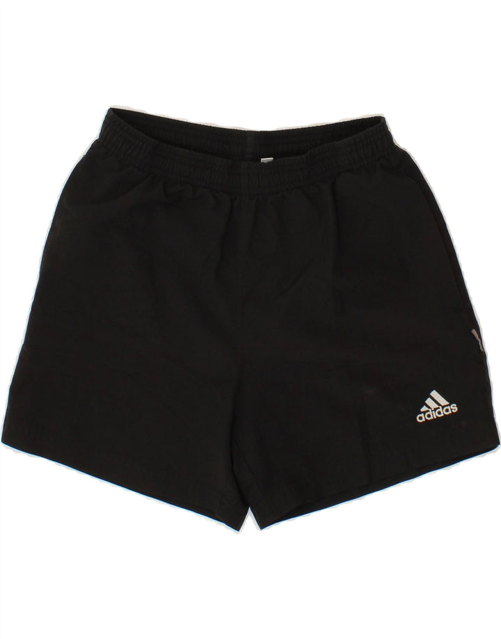 ADIDAS Boys Sport Shorts 11-12 Years Black Polyester Vintage Adidas and Second-Hand Adidas from Messina Hembry 