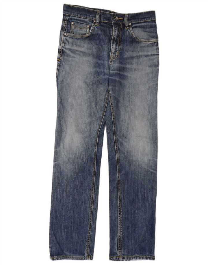 Rifle Womens Straight Jeans W30 L29 Blue Cotton