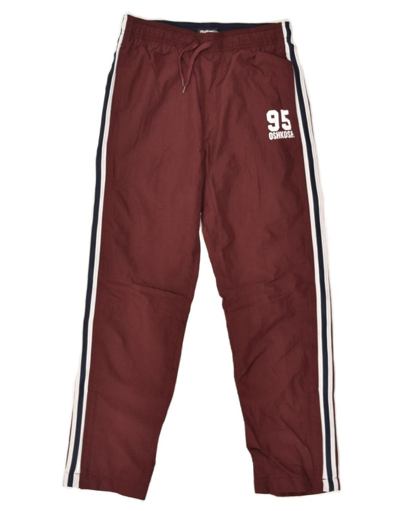 OSH KOSH Boys Tracksuit Trousers 11-12 Years Maroon | Vintage Osh Kosh | Thrift | Second-Hand Osh Kosh | Used Clothing | Messina Hembry 