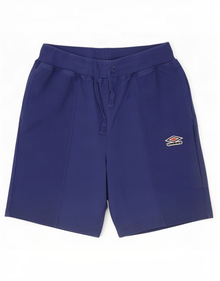 Umbro Mens Sport Shorts Large Blue Cotton