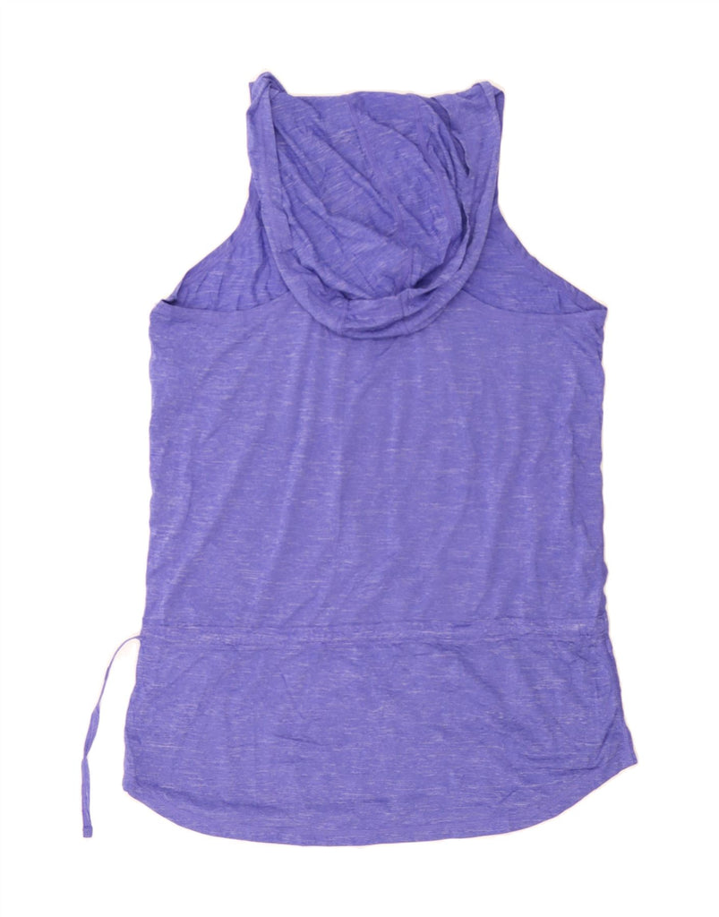 NIKE Womens Big & Tall Loose Fit Hooded Vest Top UK 18 XL Purple Polyester Vintage Nike and Second-Hand Nike from Messina Hembry 