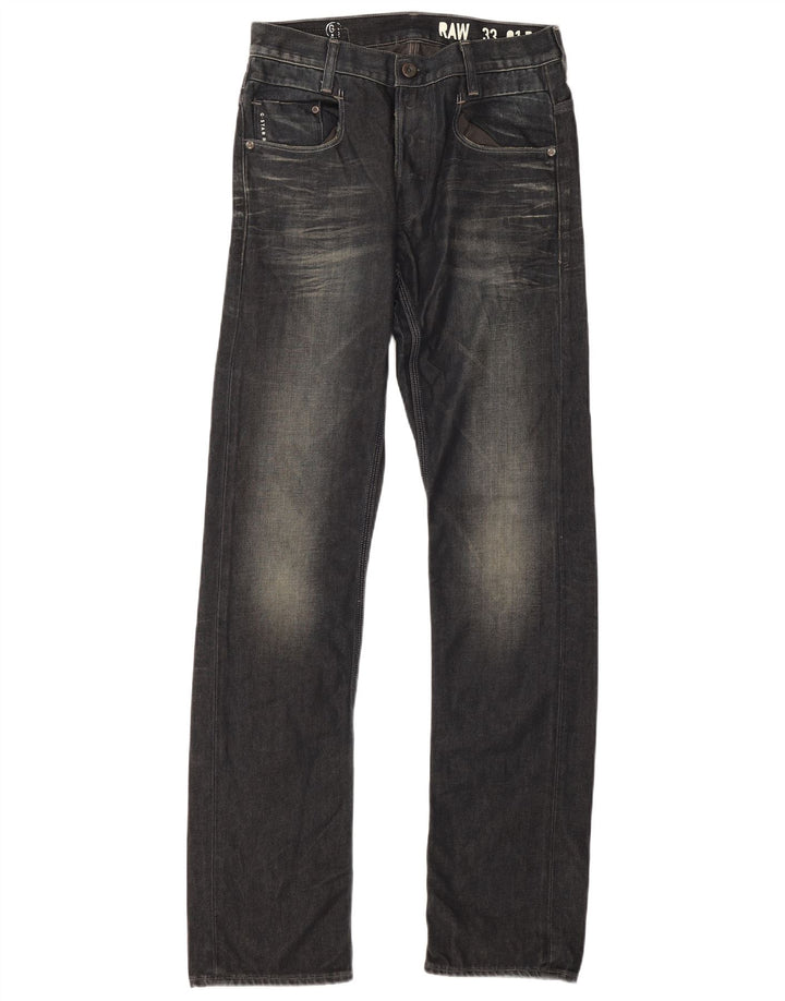 G-Star Mens Slim Jeans W31 L34 Navy Blue Cotton