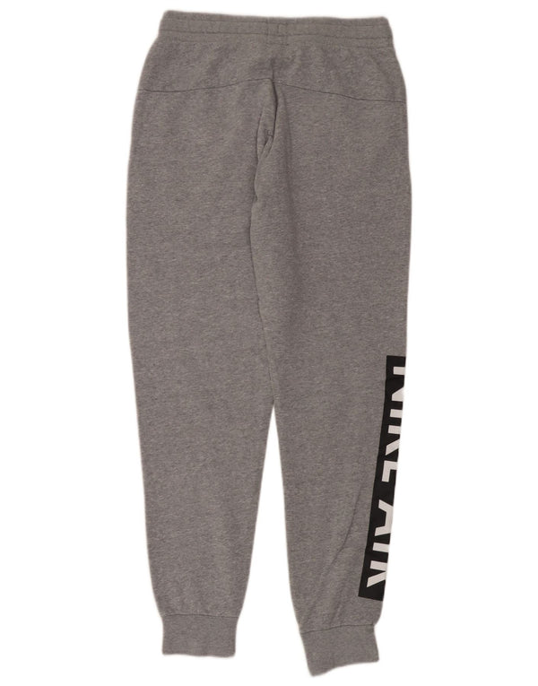 Nike Mens Graphic Tracksuit Trousers Joggers Small  Grey Colourblock