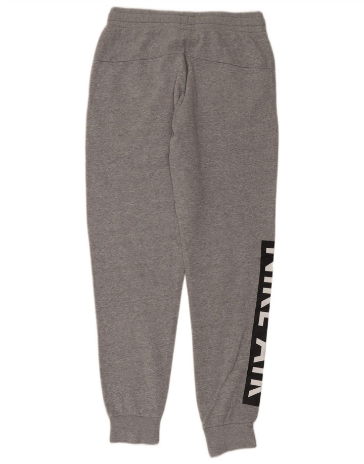 Nike Mens Graphic Tracksuit Trousers Joggers Small  Grey Colourblock