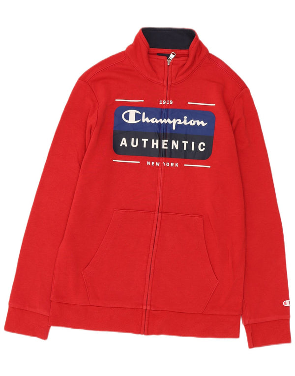Champion Boys Graphic Sweatshirt Jumper 11-12 Years Large  Red