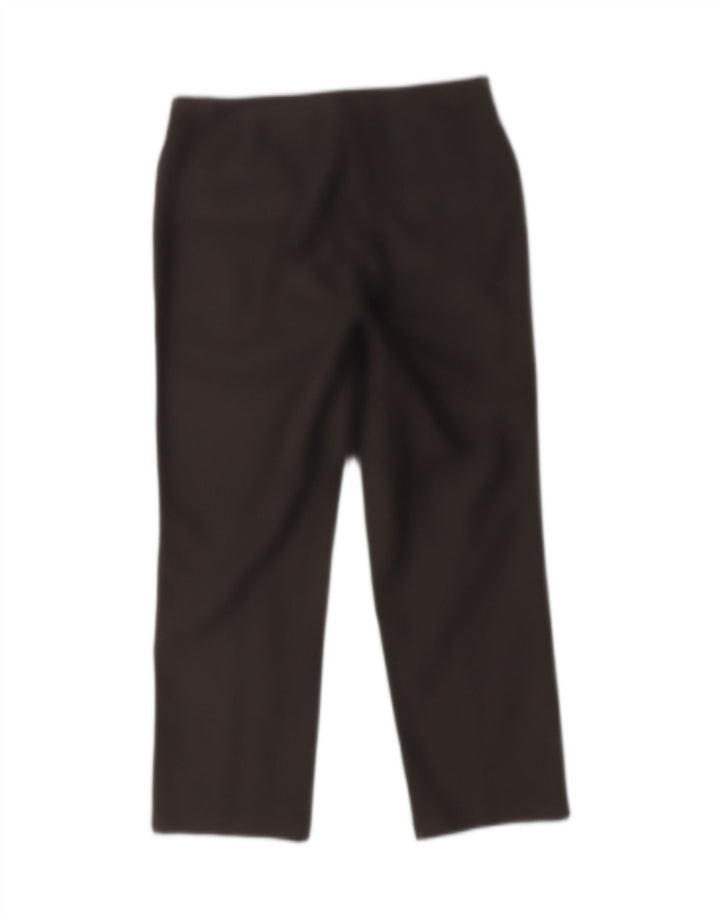DOCKERS Womens Straight Cropped Trousers W28 L24 Black Vintage Dockers and Second-Hand Dockers from Messina Hembry 