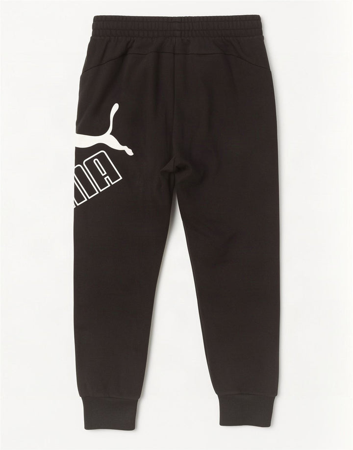 Puma Mens Graphic Tracksuit Trousers Joggers Small Black