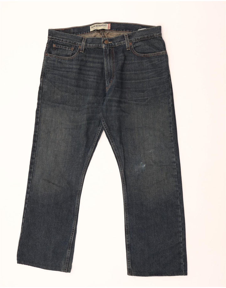 Levi's Mens 514 Slim Straight Jeans W36 L30 Blue Cotton