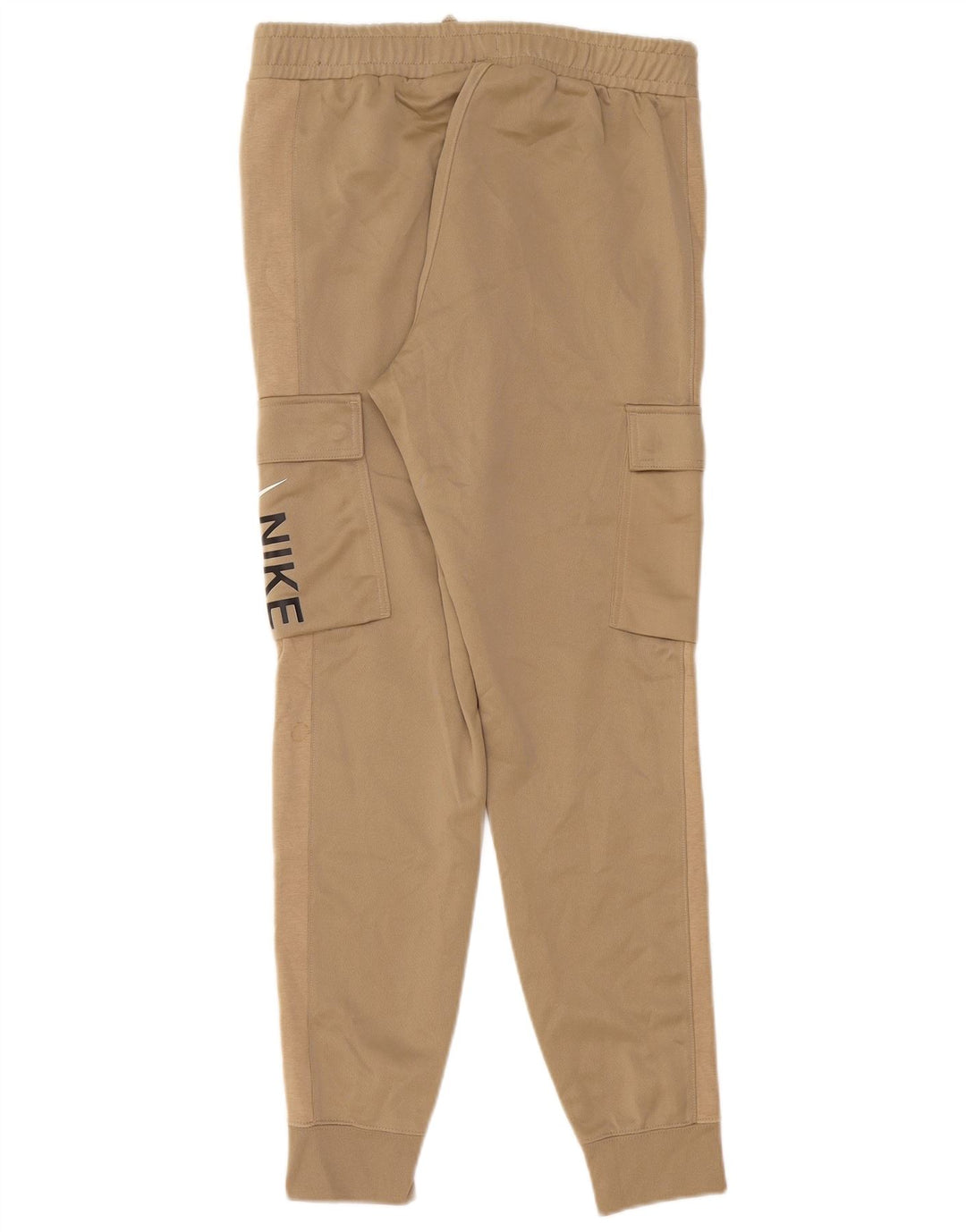 Nike Mens Cargo Tracksuit Trousers Joggers Small  Beige Polyester