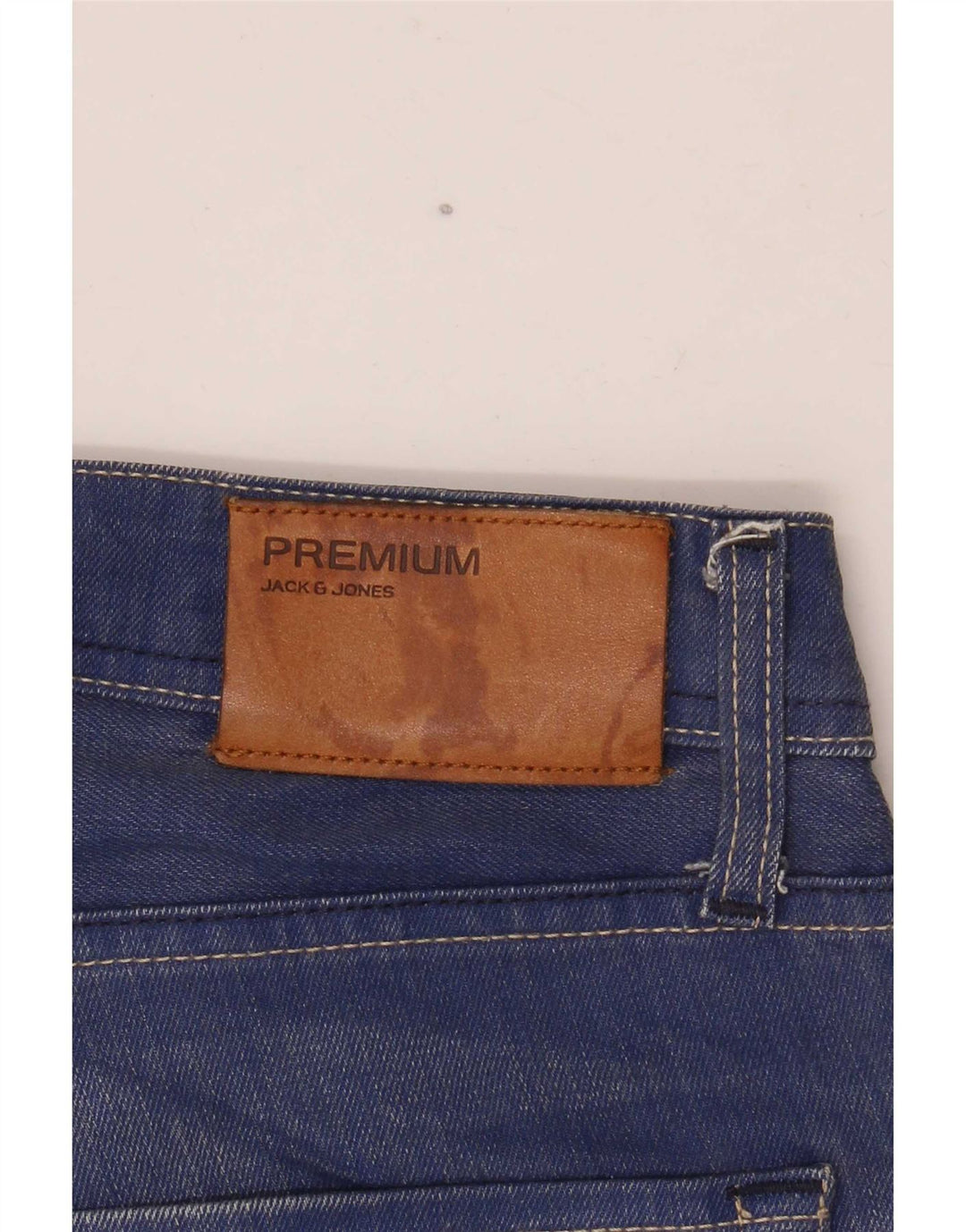 Jack & Jones Mens Straight Jeans W32 L36 Blue