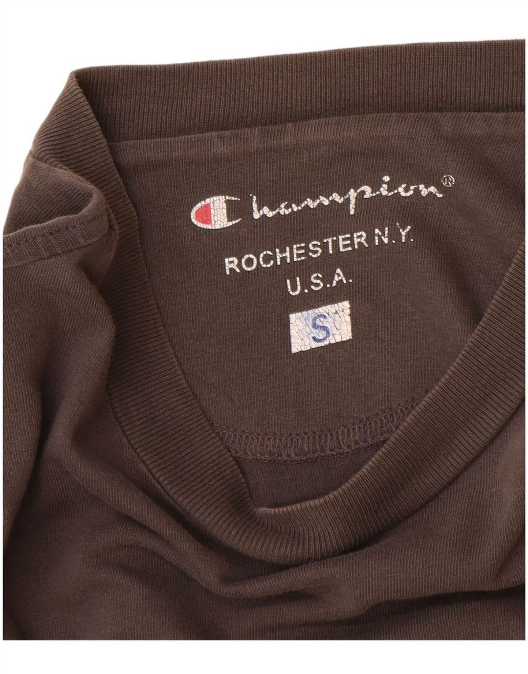 Champion Mens Top Long Sleeve Small Grey