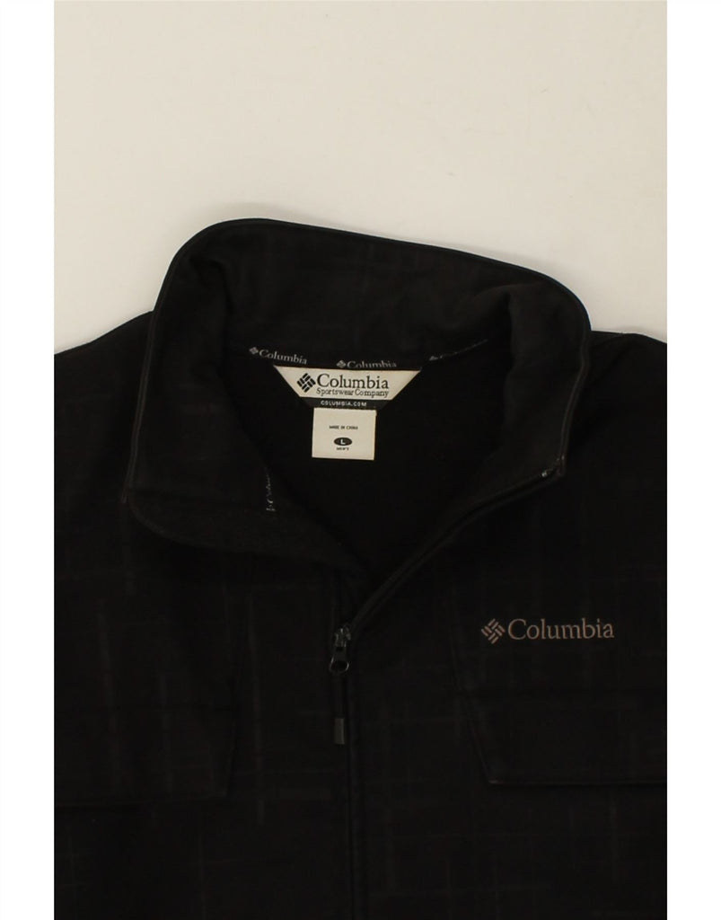 COLUMBIA Mens Windbreaker Jacket UK 40 Large Black Polyester | Vintage Columbia | Thrift | Second-Hand Columbia | Used Clothing | Messina Hembry 