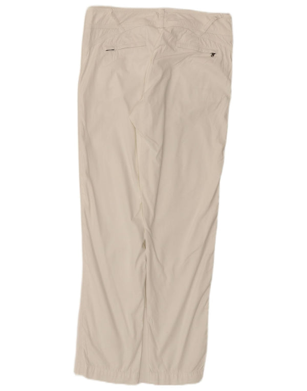 Marlboro Classics Womens Straight Suit Trousers W30 L29 White Cotton