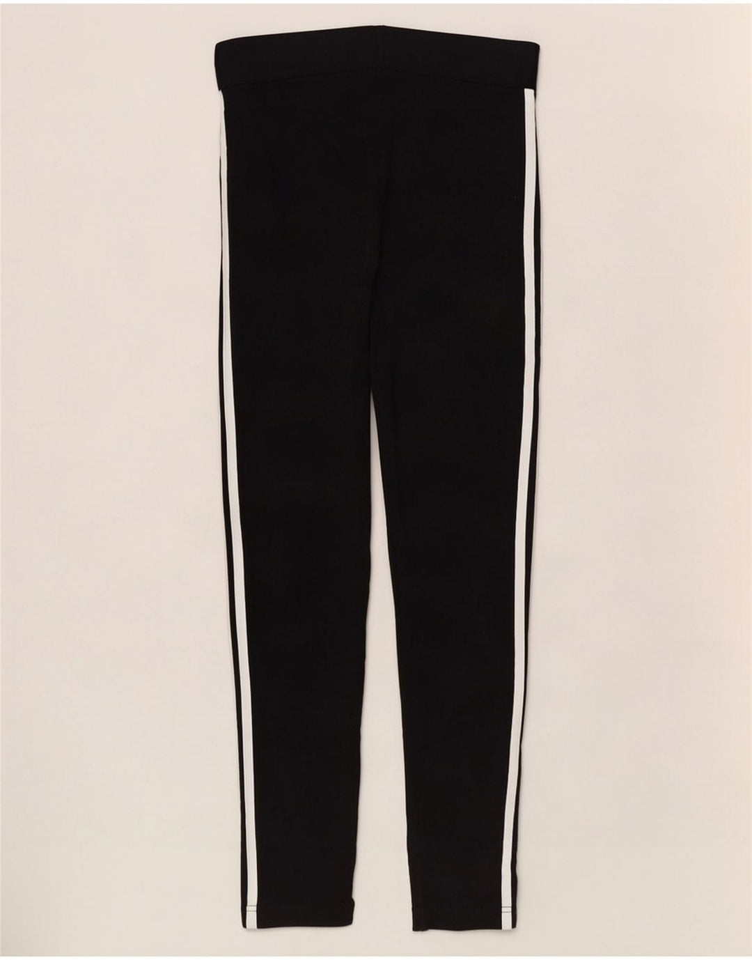 Adidas Womens Leggings UK 12/14 Medium Black Cotton