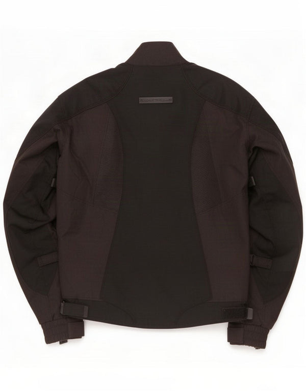 Frank Thomas Mens Motorstyle Racer Jacket UK 40 Large Black Colourblock