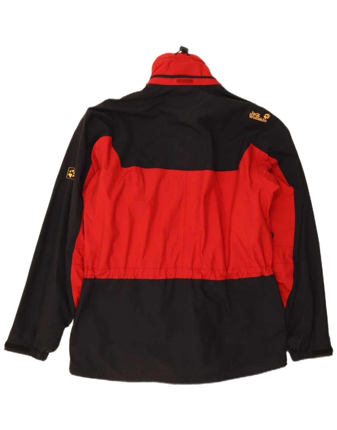 JACK WOLFSKIN Mens Windbreaker Jacket UK 40/42 Large Red Colourblock