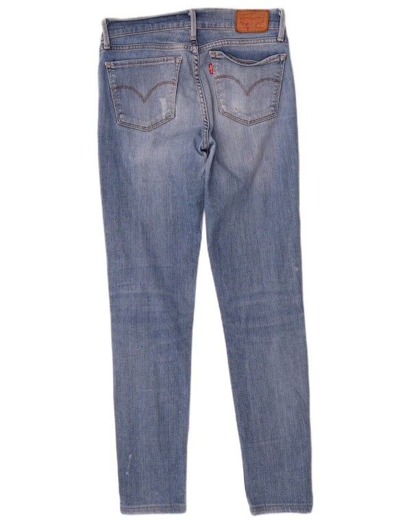 Levi's Womens 710 Super Skinny Jeans W26 L27 Blue Cotton