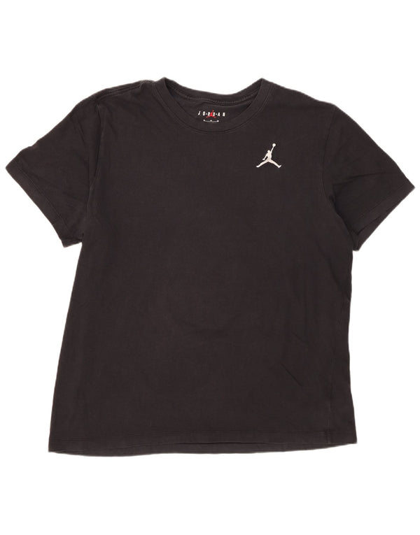 Jordan Mens T-Shirt Top XL Black Cotton